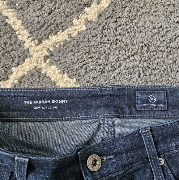 AG Adriano Goldschmied "The Farrah Skinny" High Rise Jeans - Size 27R - Picture 8 of 11